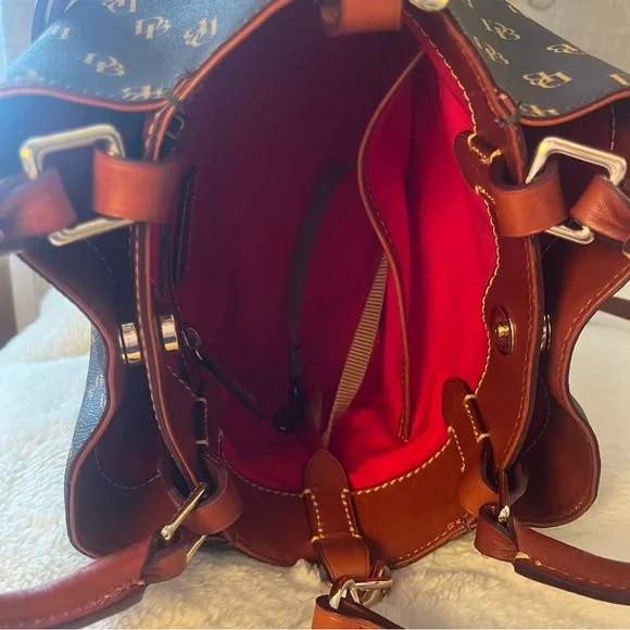 Dooney & Bourke Gretta Mini Barlow in Brown Tmoro - Picture 9 of 15